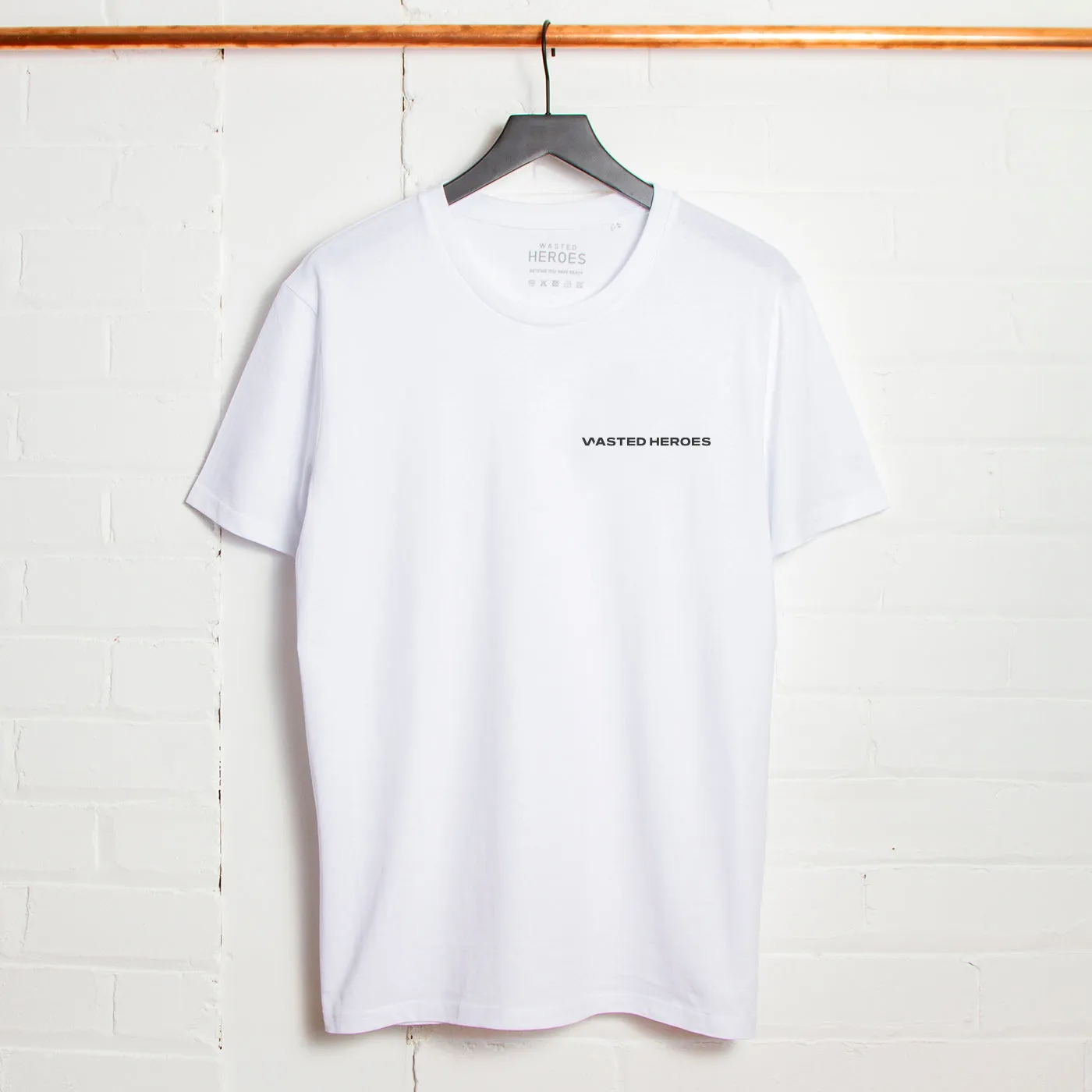 303 Rising Back Print - Tshirt - White