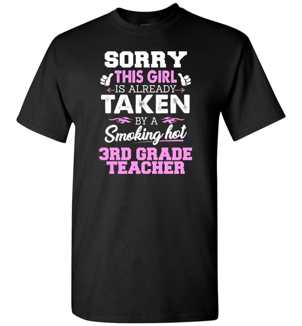 3rd Grade Teacher Shirt Cool Gift for Girlfriend, Wife or Lover - Short Sleeve T-Shirt