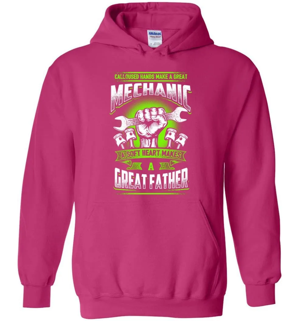 A Great Father Mechanic   Mechanic Shirt For Father - Hoodie