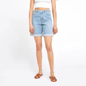 Abby Midi Shorts Chalk Blue