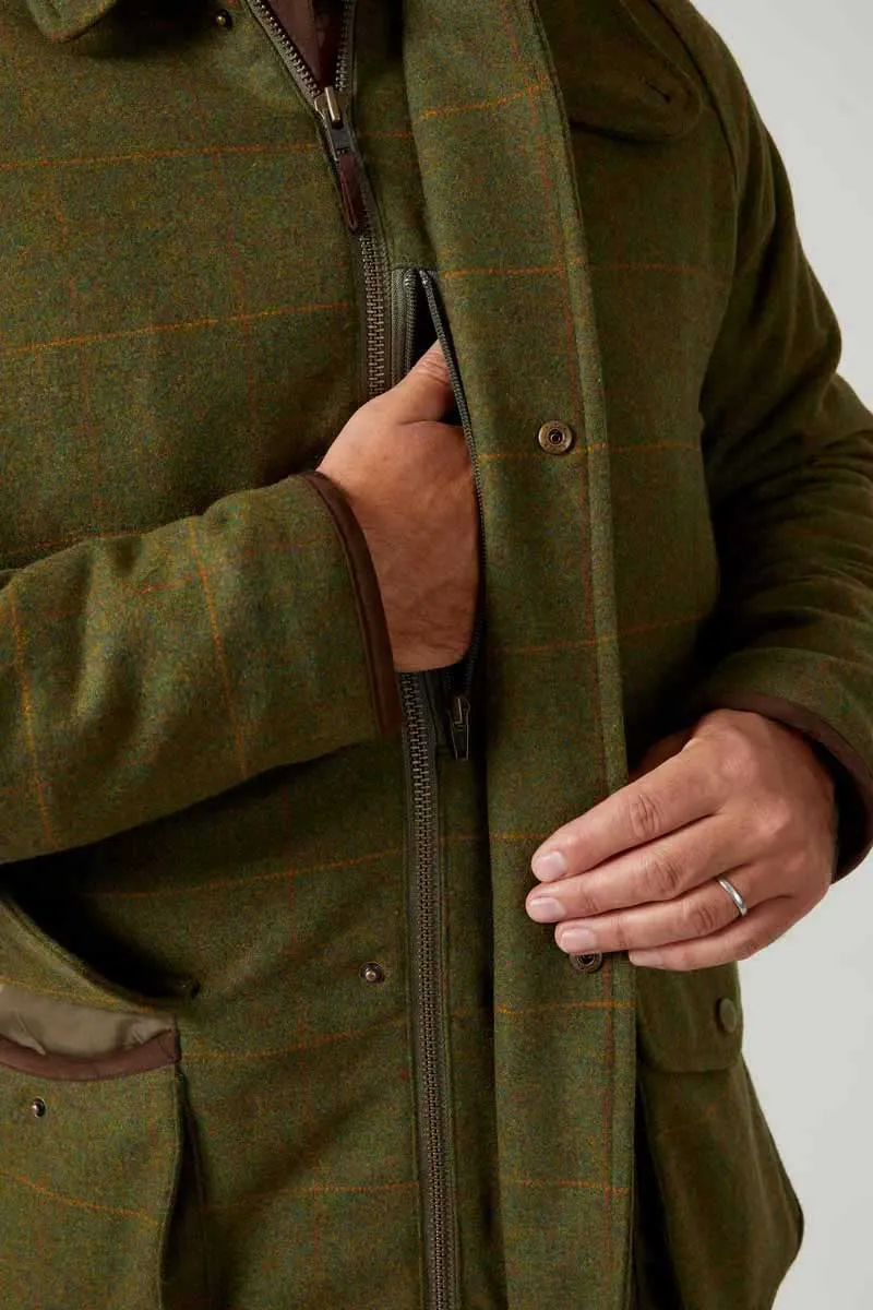 Alan Paine Combrook Tweed Waterproof Coat