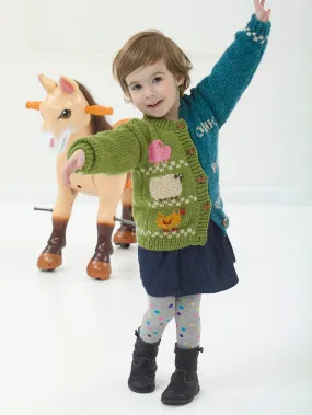 Animal Talk Cardigan Pattern (Knit)