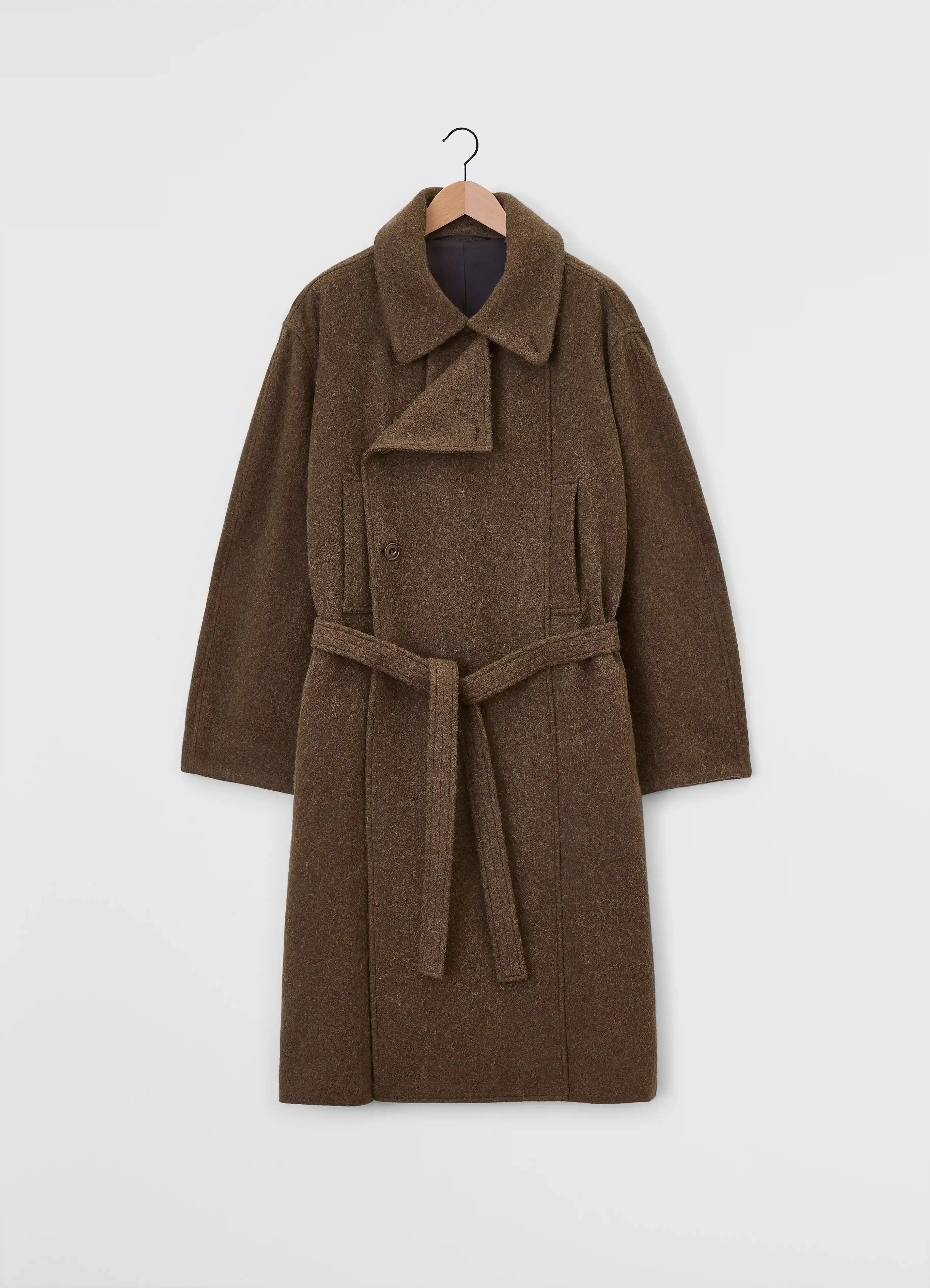 ASYMMETRICAL BATHROBE COAT