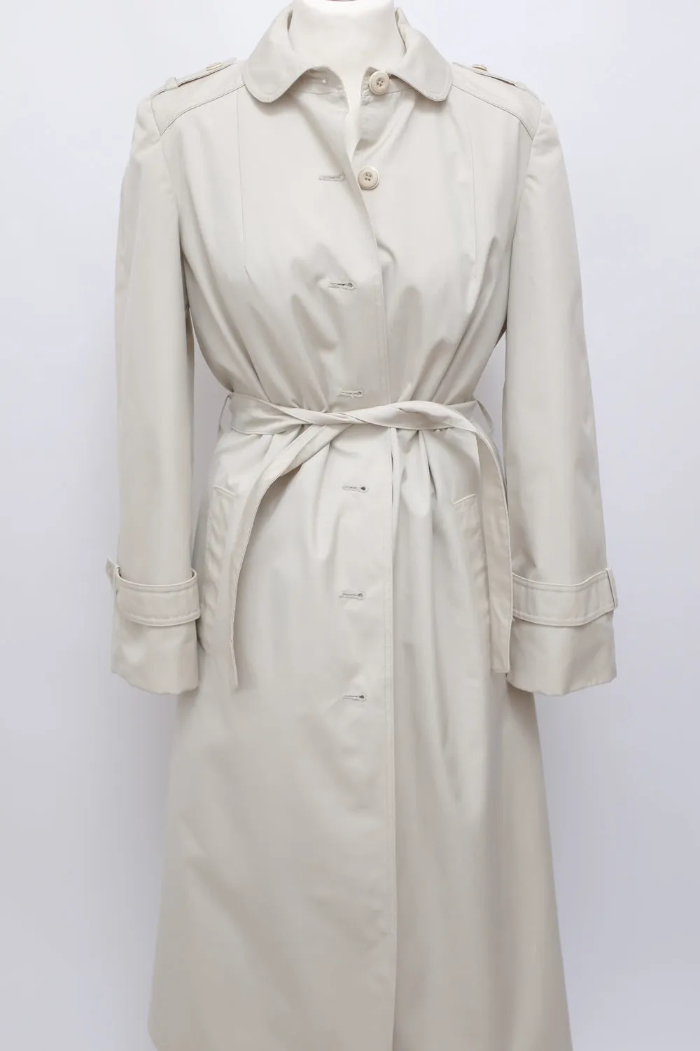 BEIGE VINTAGE TRENCH COAT