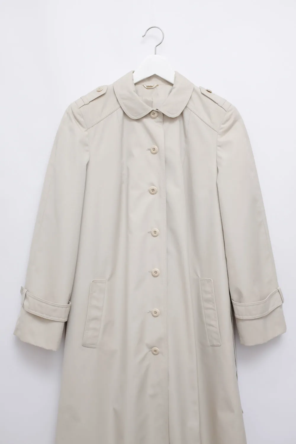 BEIGE VINTAGE TRENCH COAT