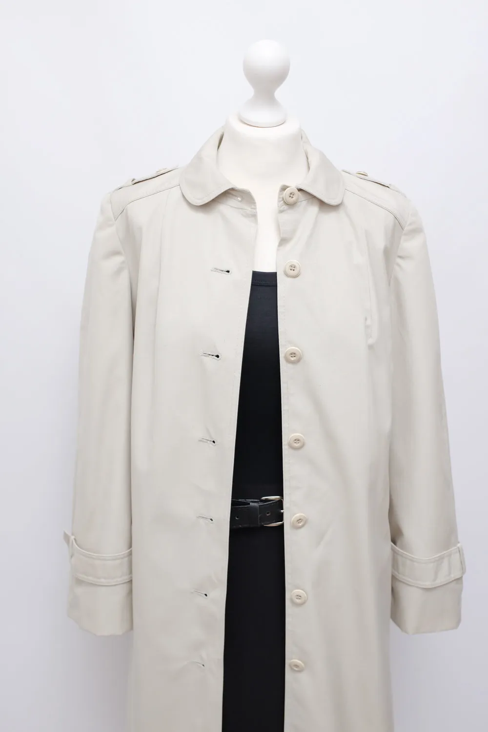 BEIGE VINTAGE TRENCH COAT