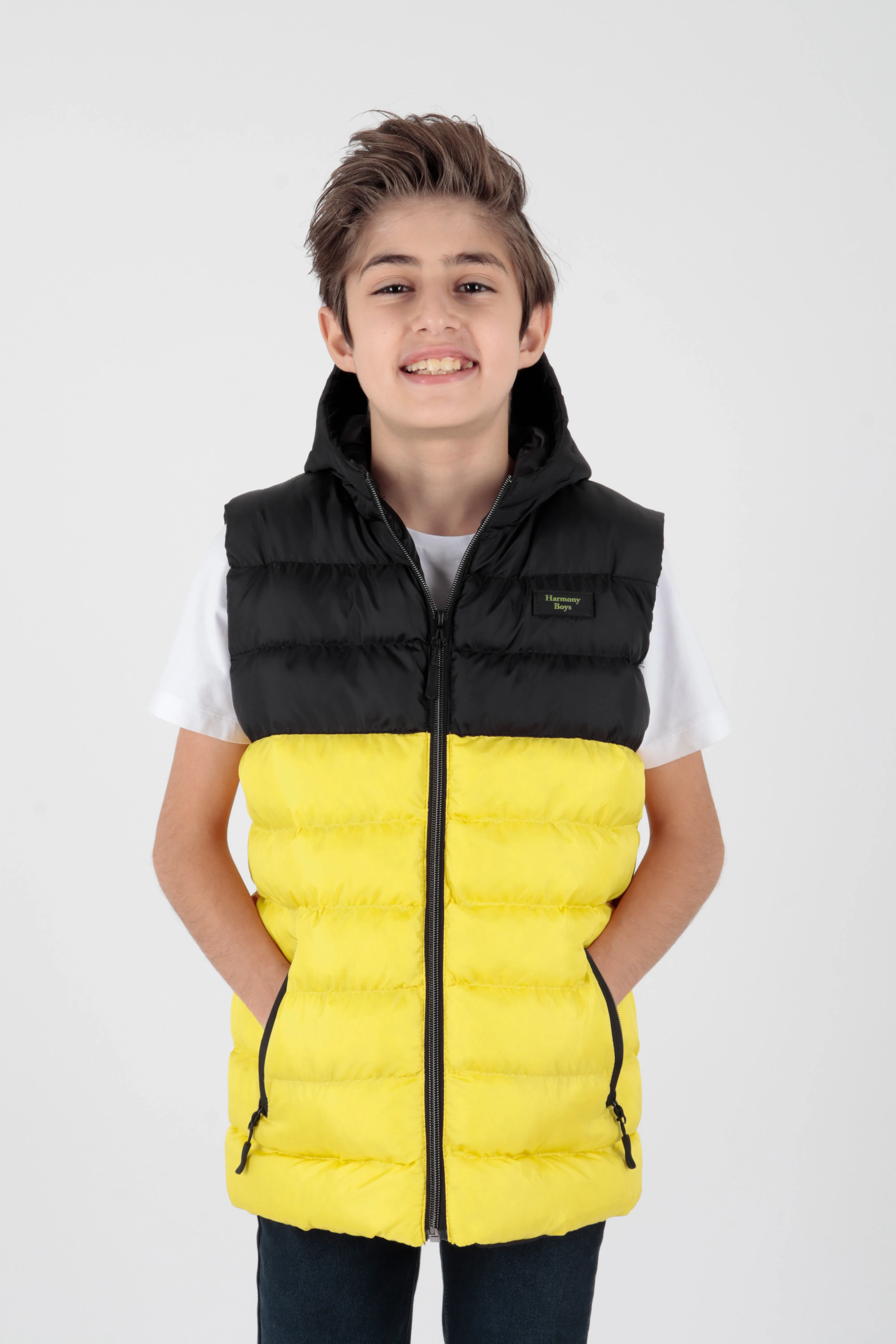 Boy's garnish trend swelling vest ak216364