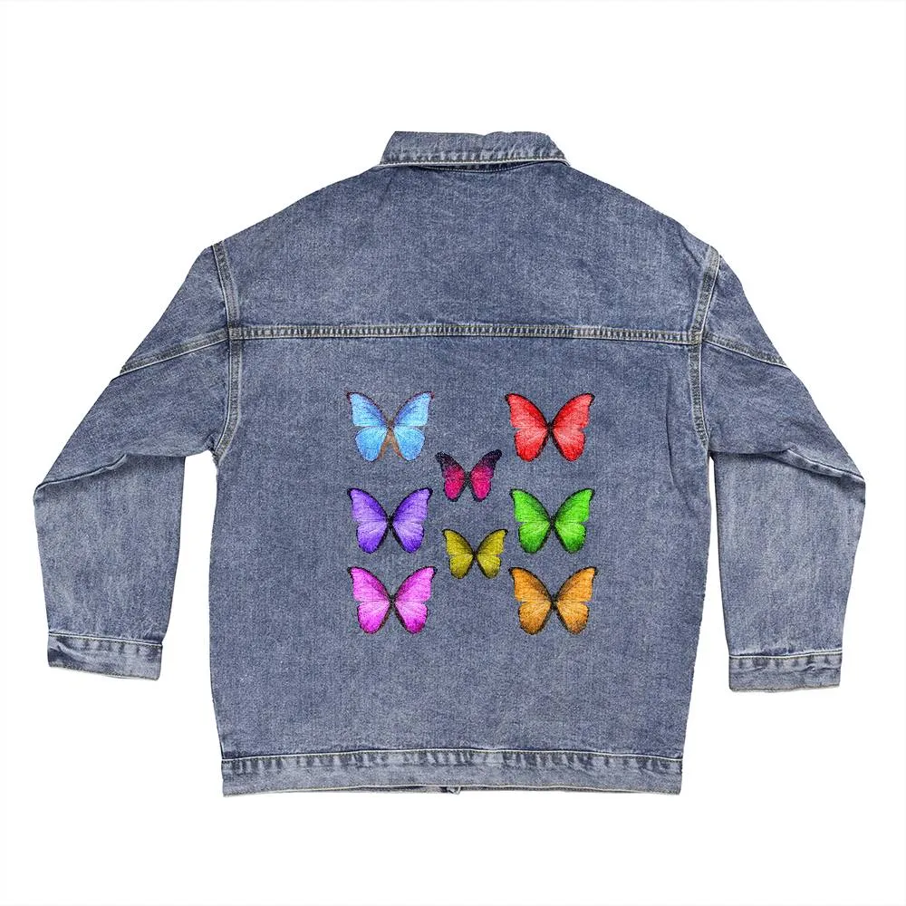 Butterfly Love Jean Jacket