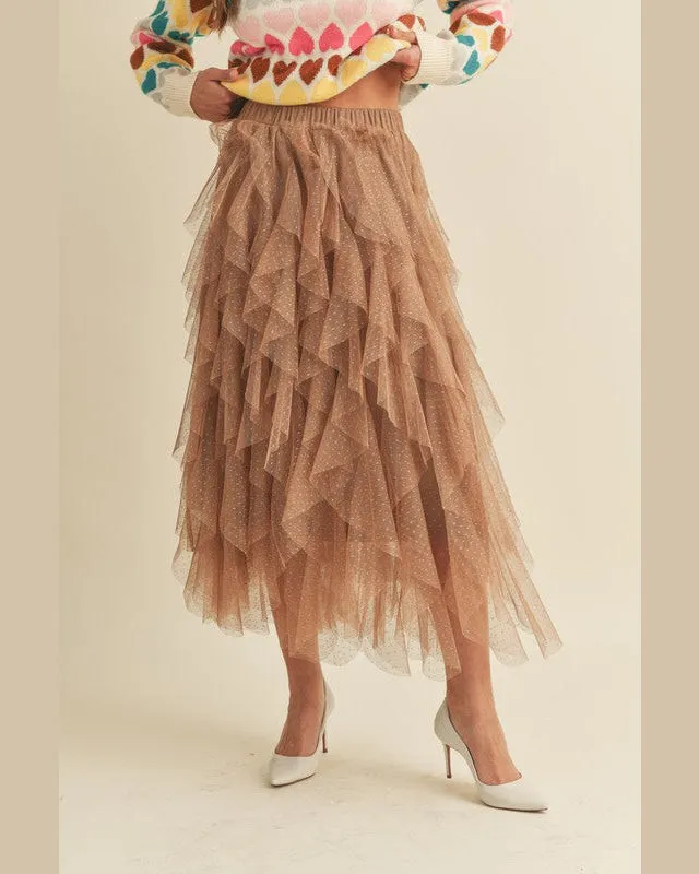 Cascading Ruffle Skirt