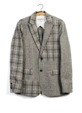 CHRISTOFFER | Two Button Blazer | Mixed Check