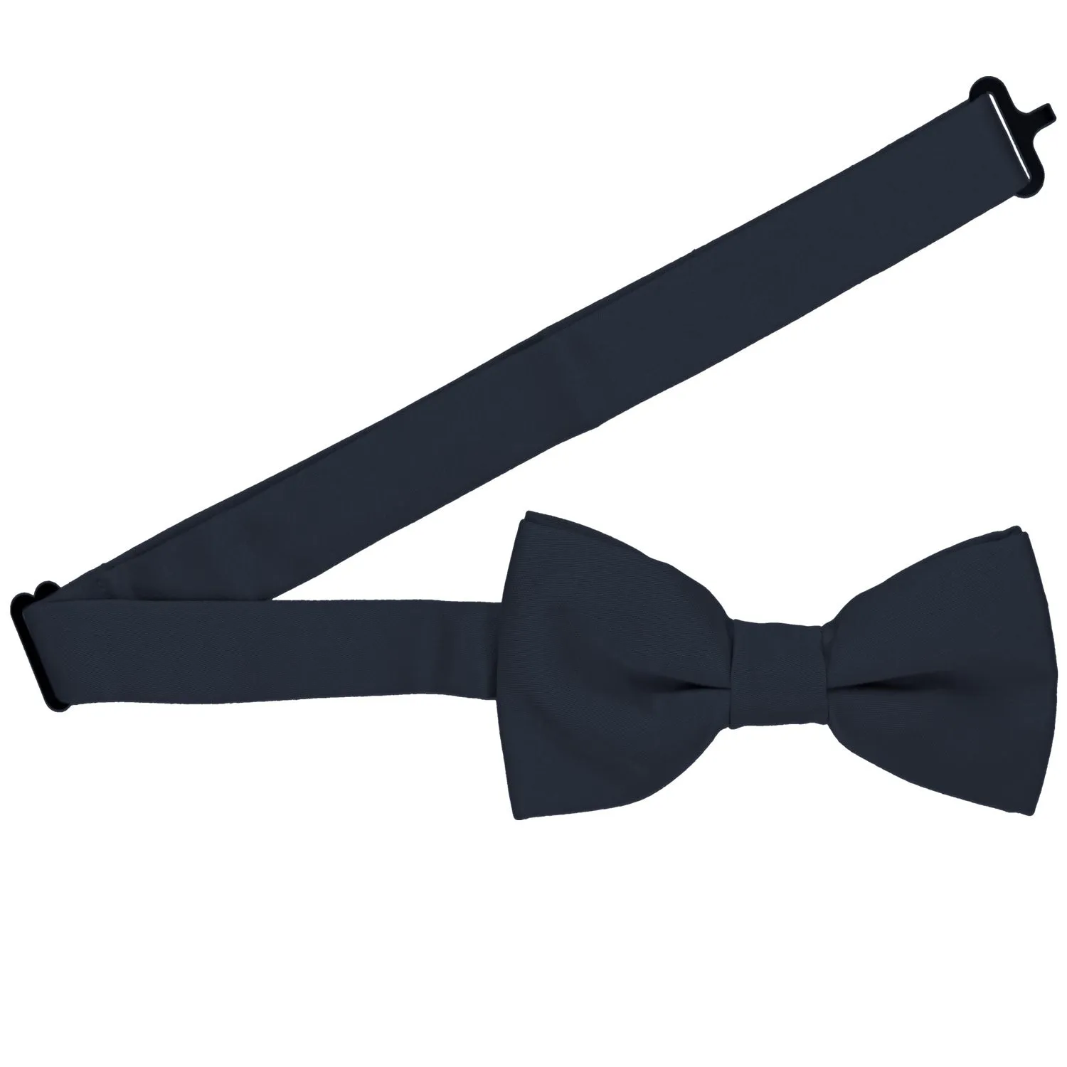 Dark Navy Blue Band Collar Bow Tie