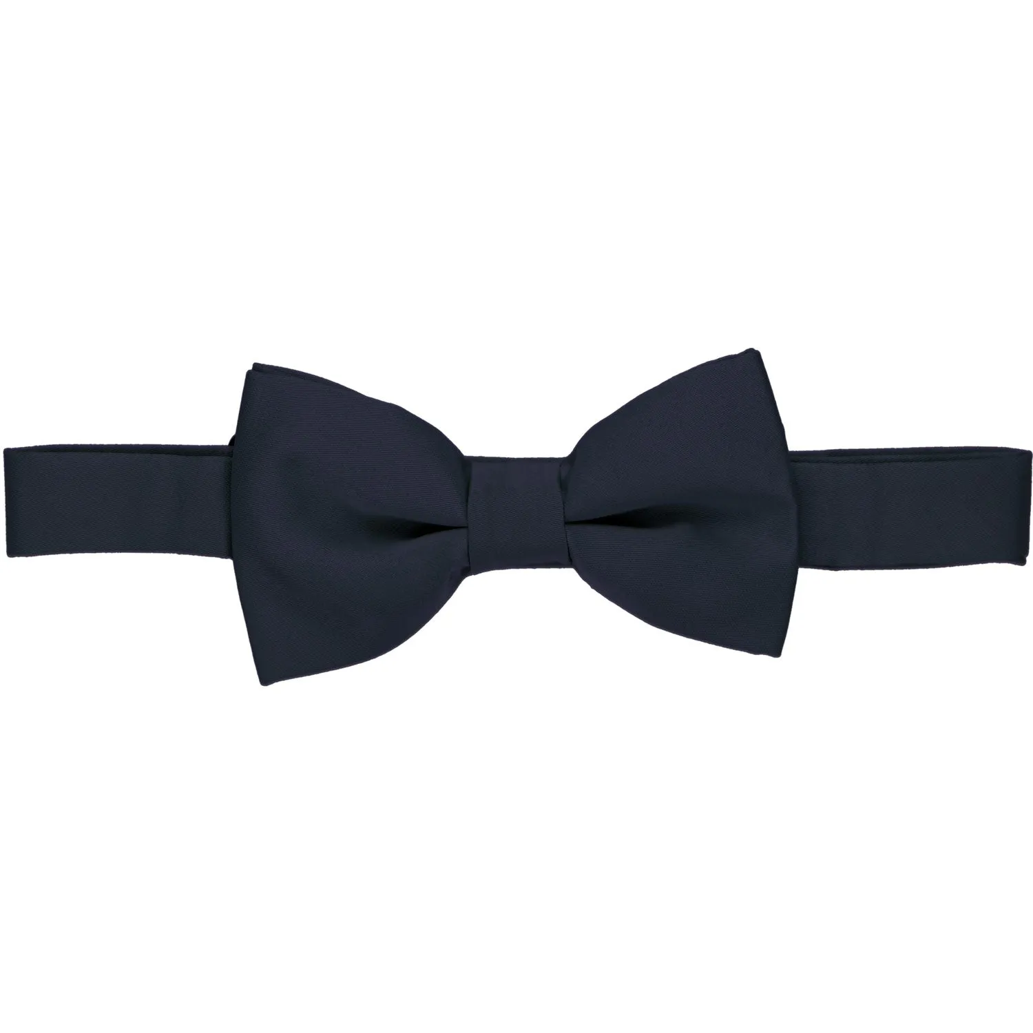 Dark Navy Blue Band Collar Bow Tie