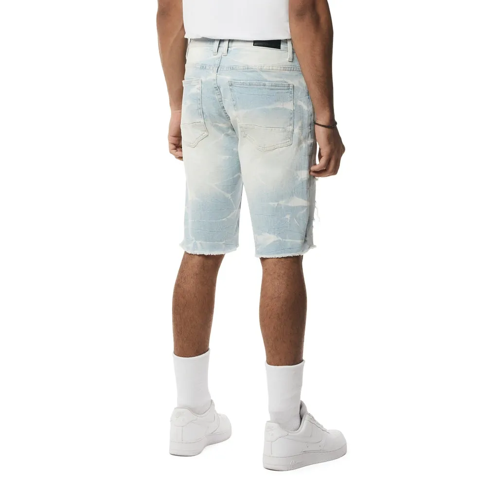 Essential Jean Shorts - Speckle Blue