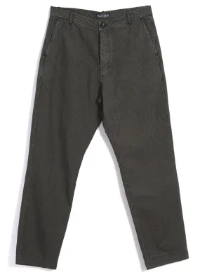 KEN | Wide Cut Work Trousers | Black Sand