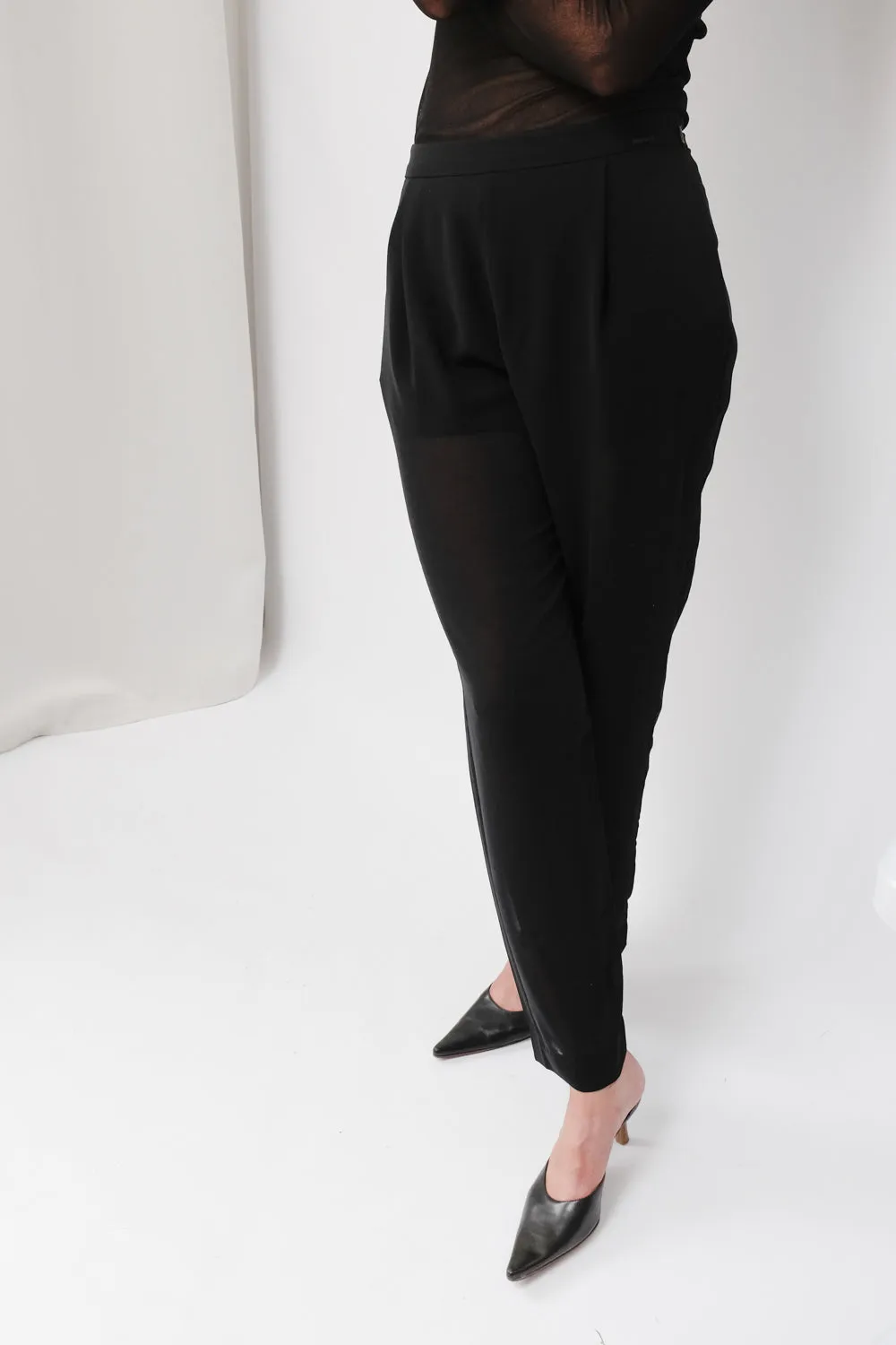 LUCID BLACK MISS SIXTY STRAIGHT LEG PANTS