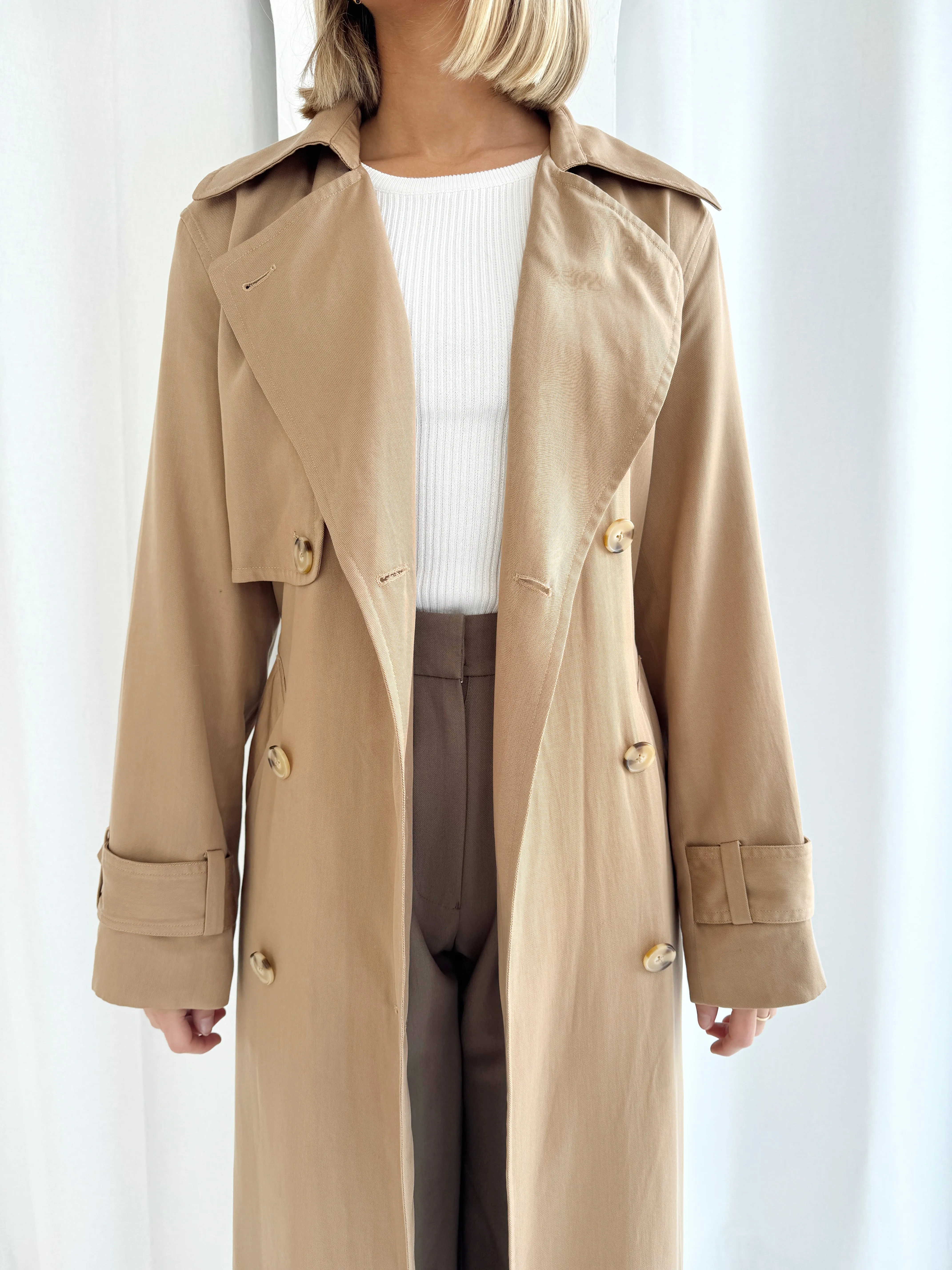 Malene Trench Coat - Camel