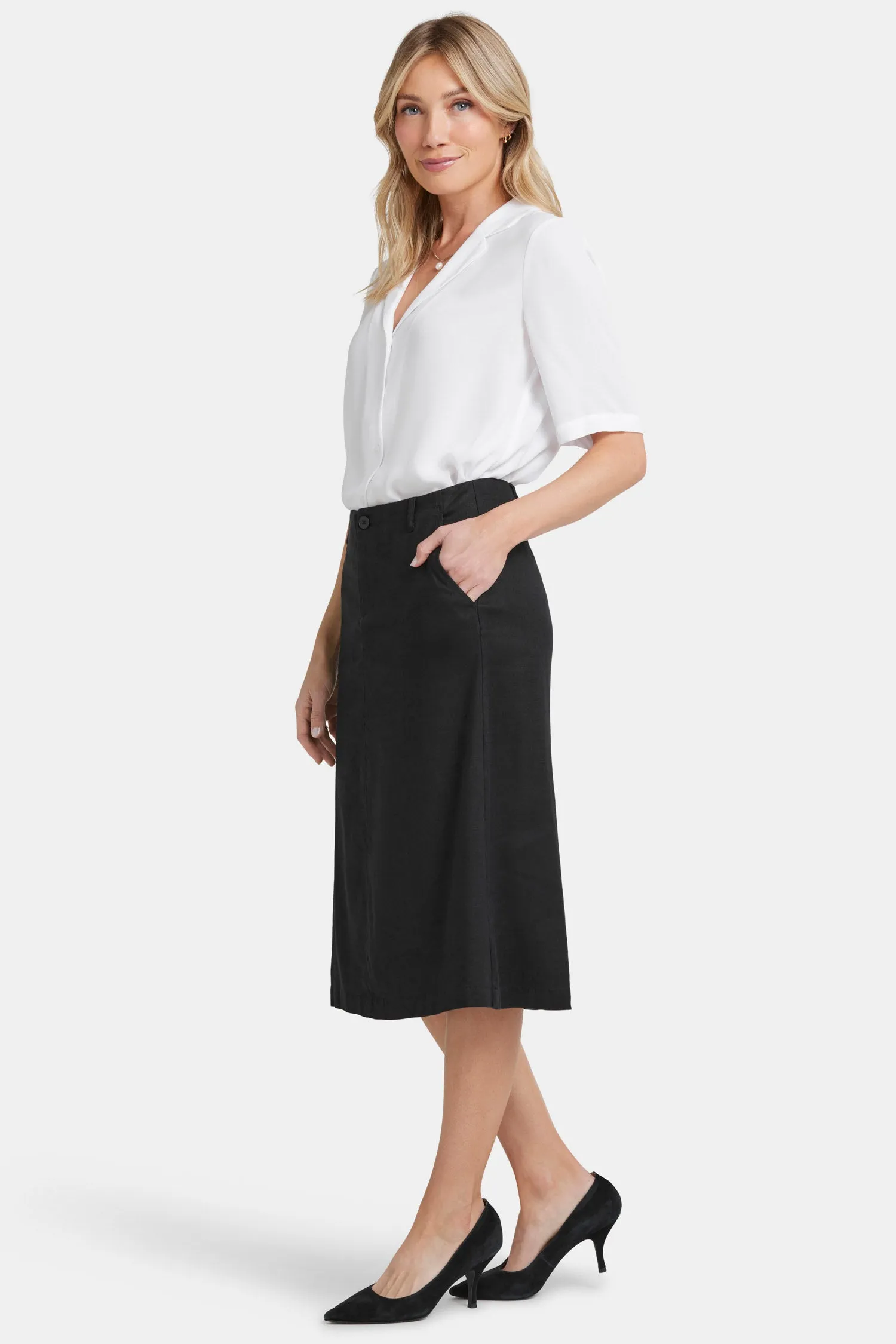 Marilyn A-Line Skirt - Black