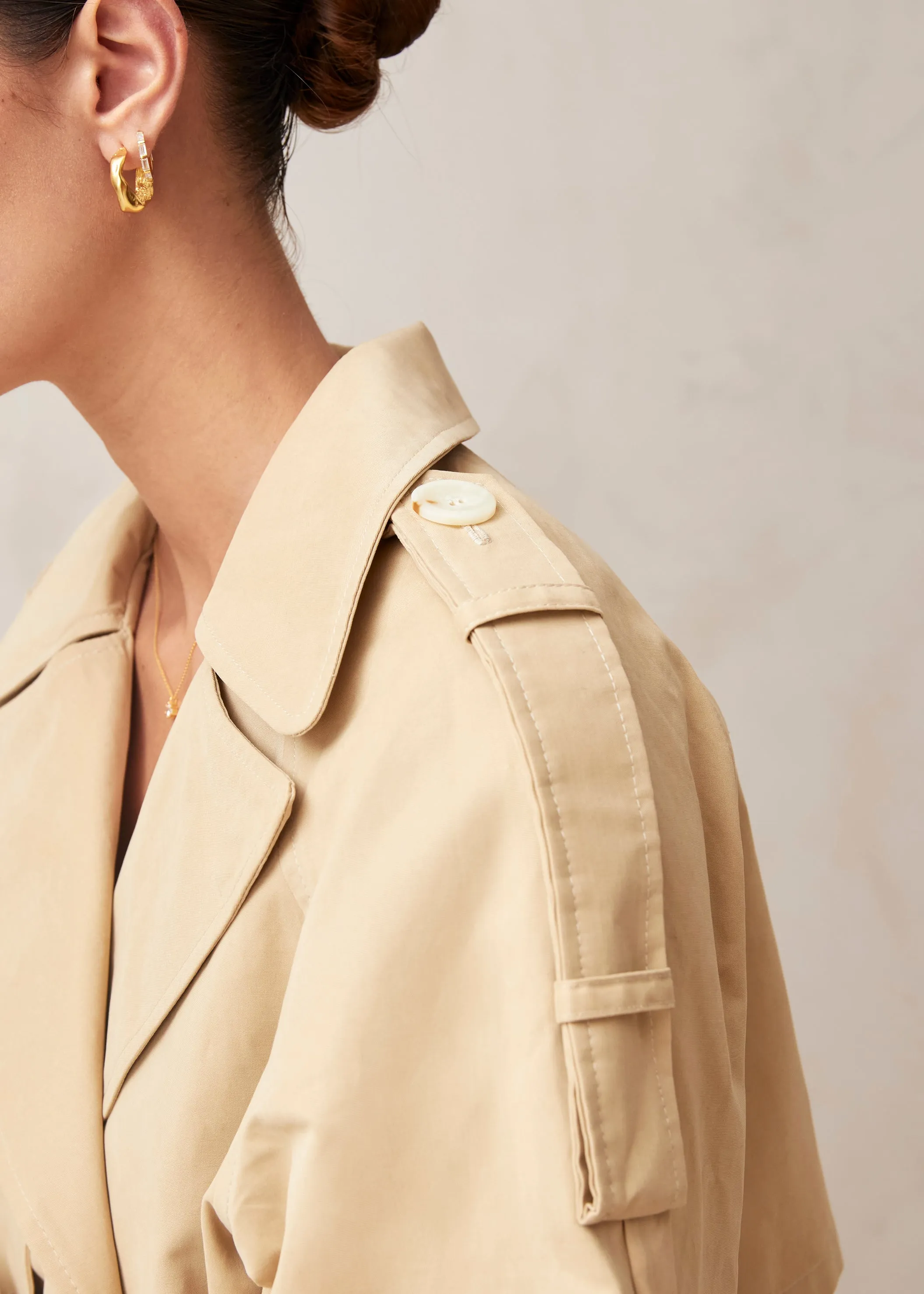 Rain Beige Trench Coat