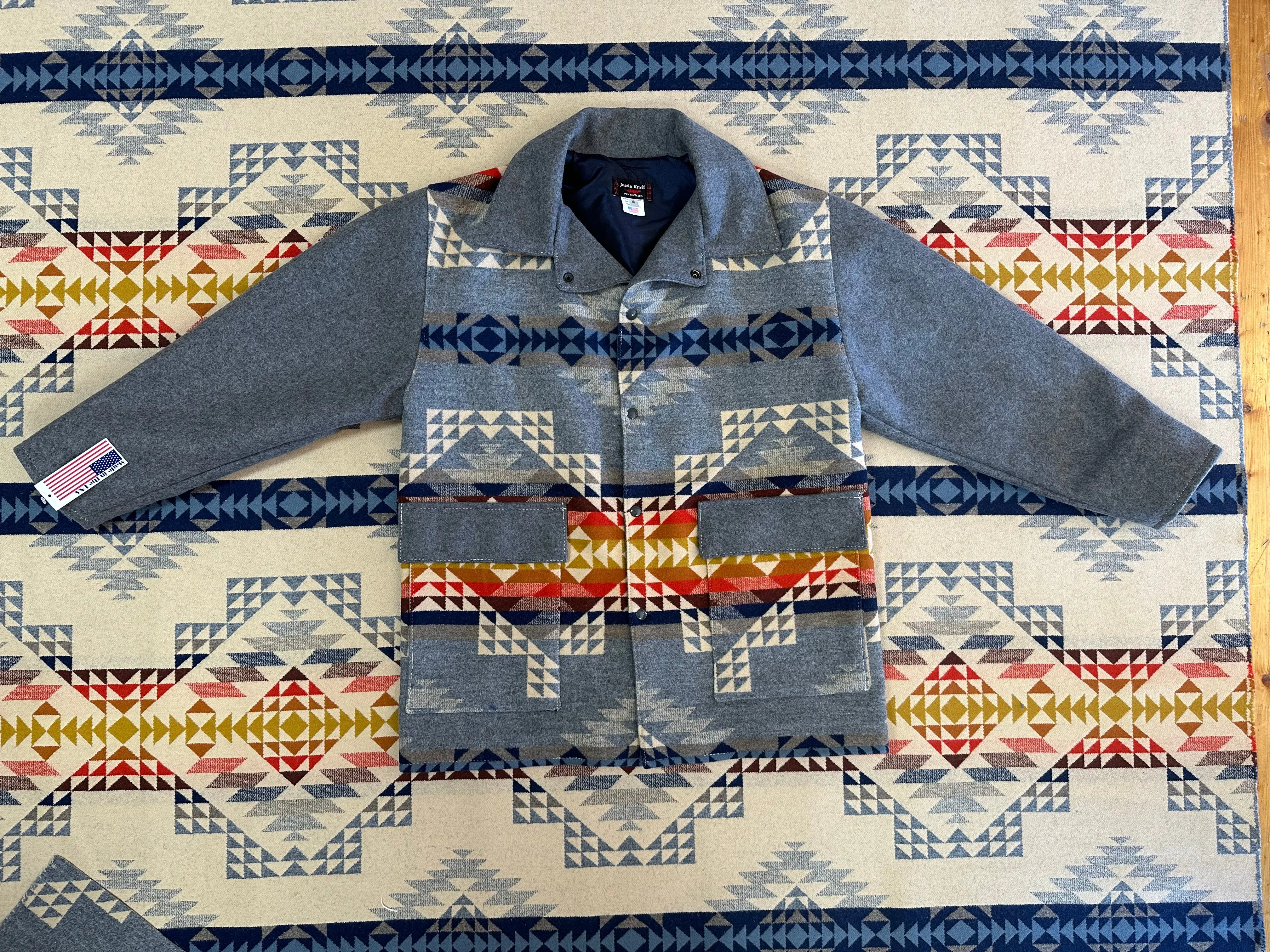 Smith rock Coat W/Melton sleeves and collar ; The Gentleman